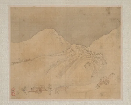 Landscapes by Ye Xin, painting, 1652