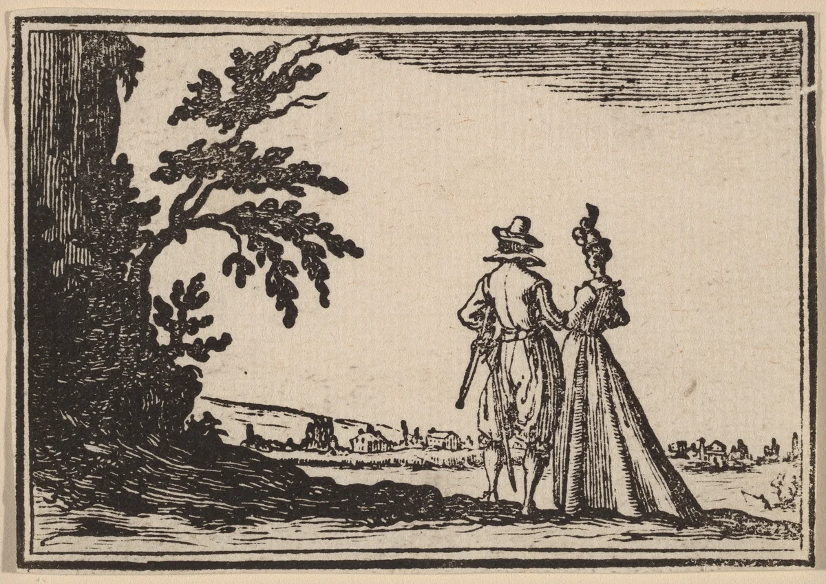 The Promenade by Edouard Eckman
Jacques Callot, print, 1621