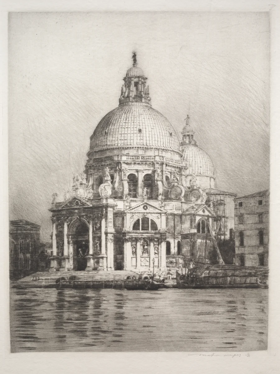 Santa Maria Della Salute #1 by Mortimer Menpes, print, 1910