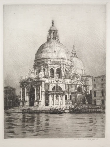 Santa Maria Della Salute #1 by Mortimer Menpes, print, 1910