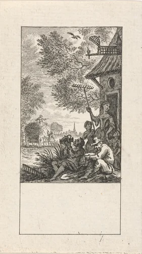 Juli by Simon Fokke, print, 1722-1784