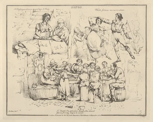 Songs: "A Blessing unknown to ambition & Pride" by Henry Thomas Alken, print, 1822