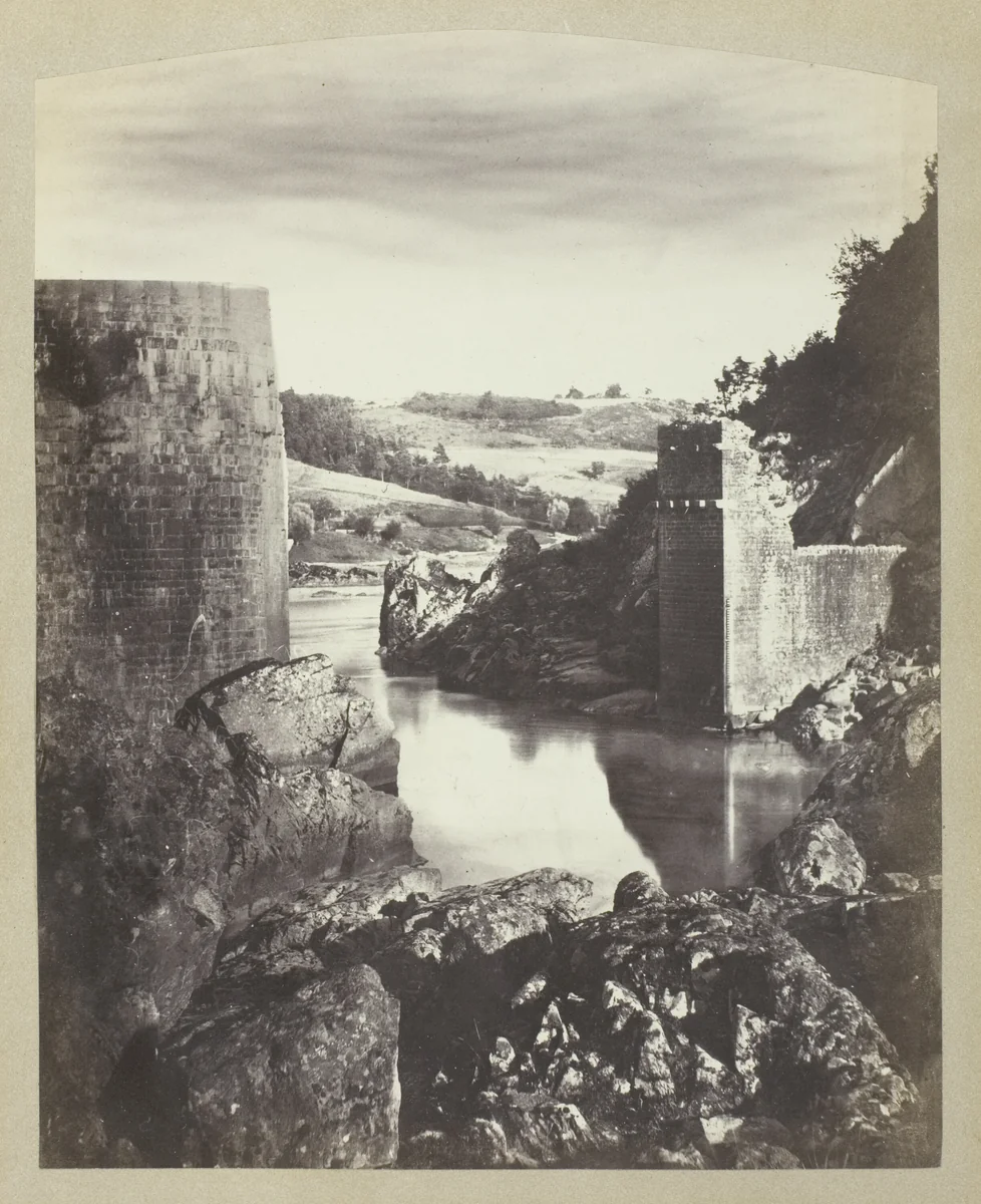 Landscape with Ruin by Félix Thiollier, photograph, 1865-1875