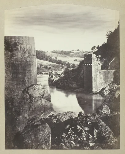 Landscape with Ruin by Félix Thiollier, photograph, 1865-1875