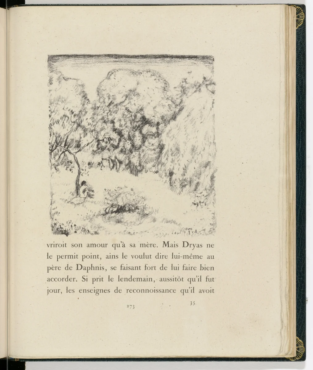 In-text plate (page 273) from Daphnis et Chloé by Pierre Bonnard, illustrated book, 1902
