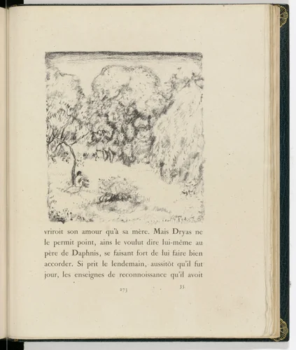 In-text plate (page 273) from Daphnis et Chloé by Pierre Bonnard, illustrated book, 1902