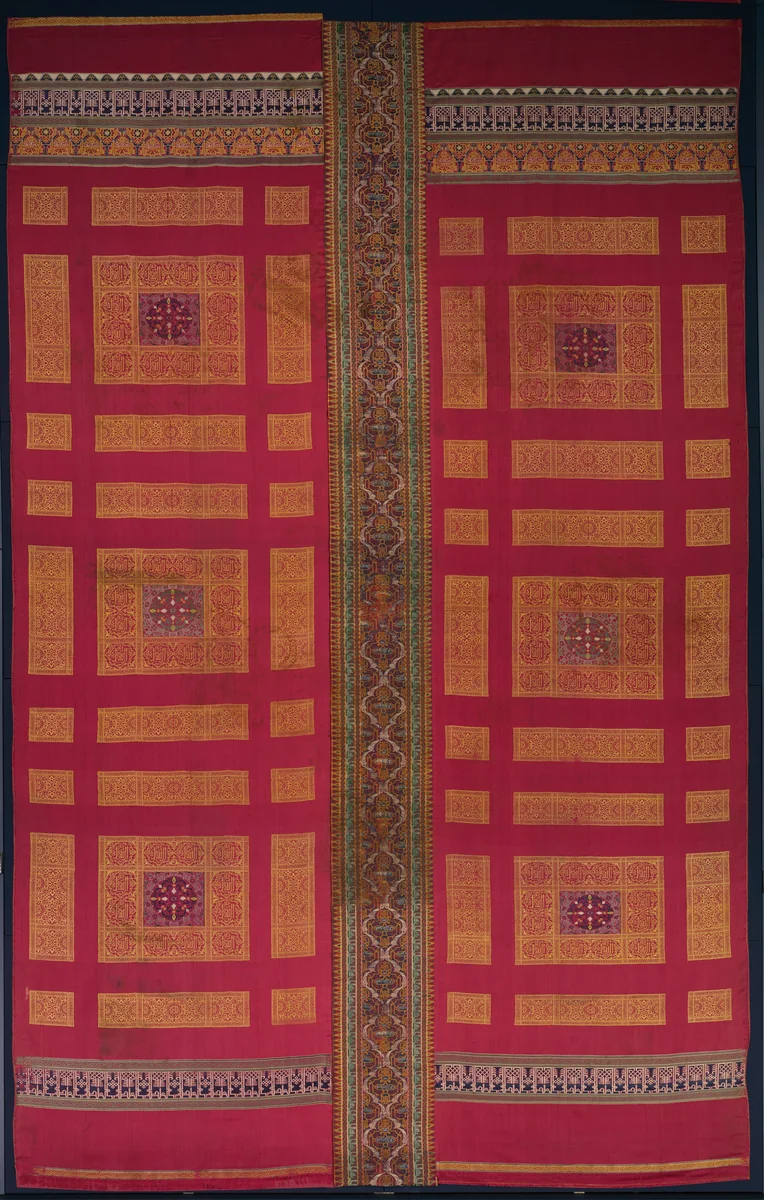 Alhambra Palace Silk Curtain by Unknown, textile, 1345-1355