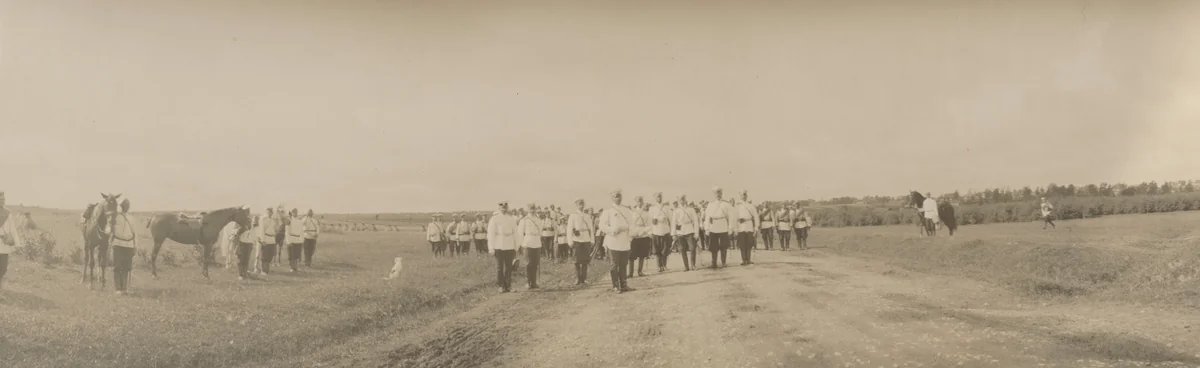 Maneuvers, Peterhof by Unidentified Photographer, photograph, 1905