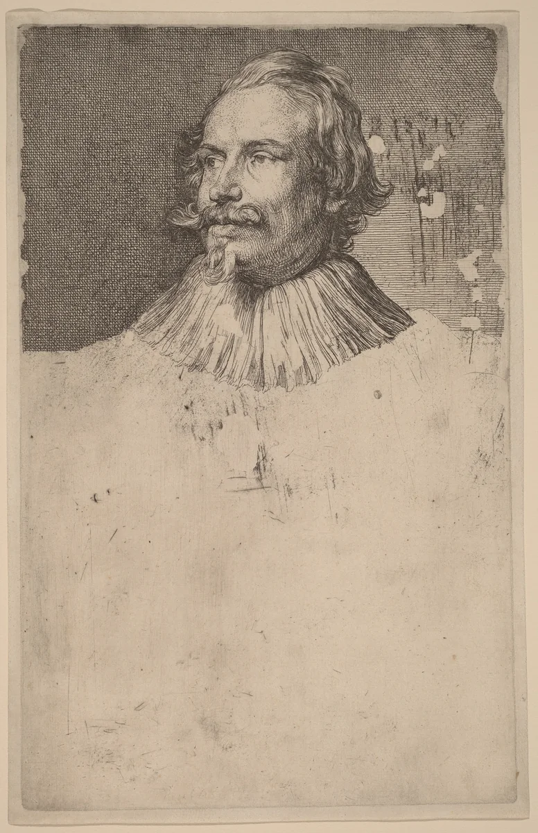 Paul de Vos by Anthony van Dyck, print, 1626-1641