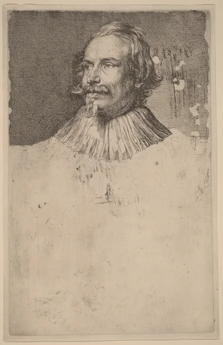 Paul de Vos by Anthony van Dyck, print, 1626-1641