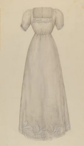 Dress by Bessie Forman, index of american design, 1938