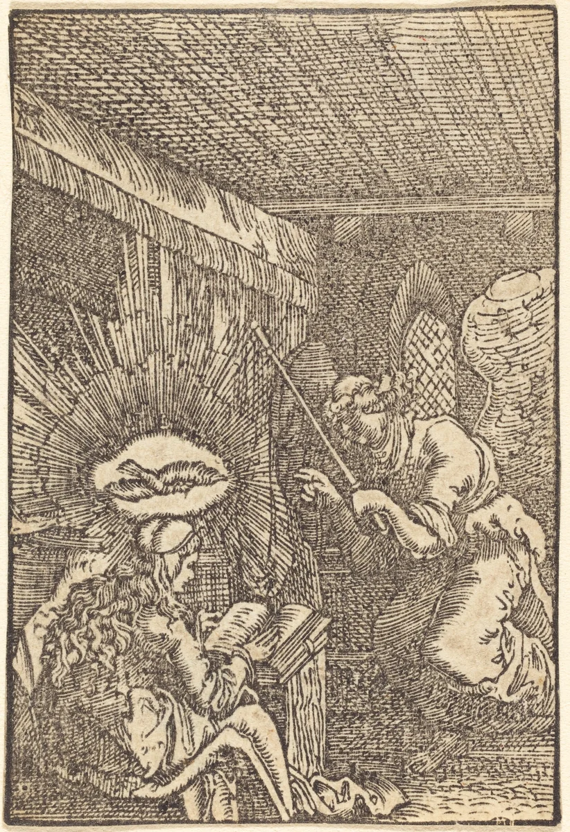 The Annunciation by Albrecht Altdorfer, print, 1513