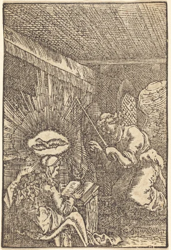 The Annunciation by Albrecht Altdorfer, print, 1513