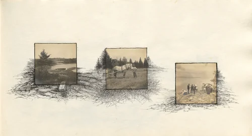 Untitled (page from album titled "July 1913") by Charles Norman Sladen, photograph, 1913