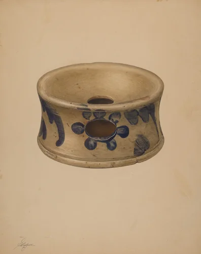 Cuspidor by Giacinto Capelli, index of american design, 1940