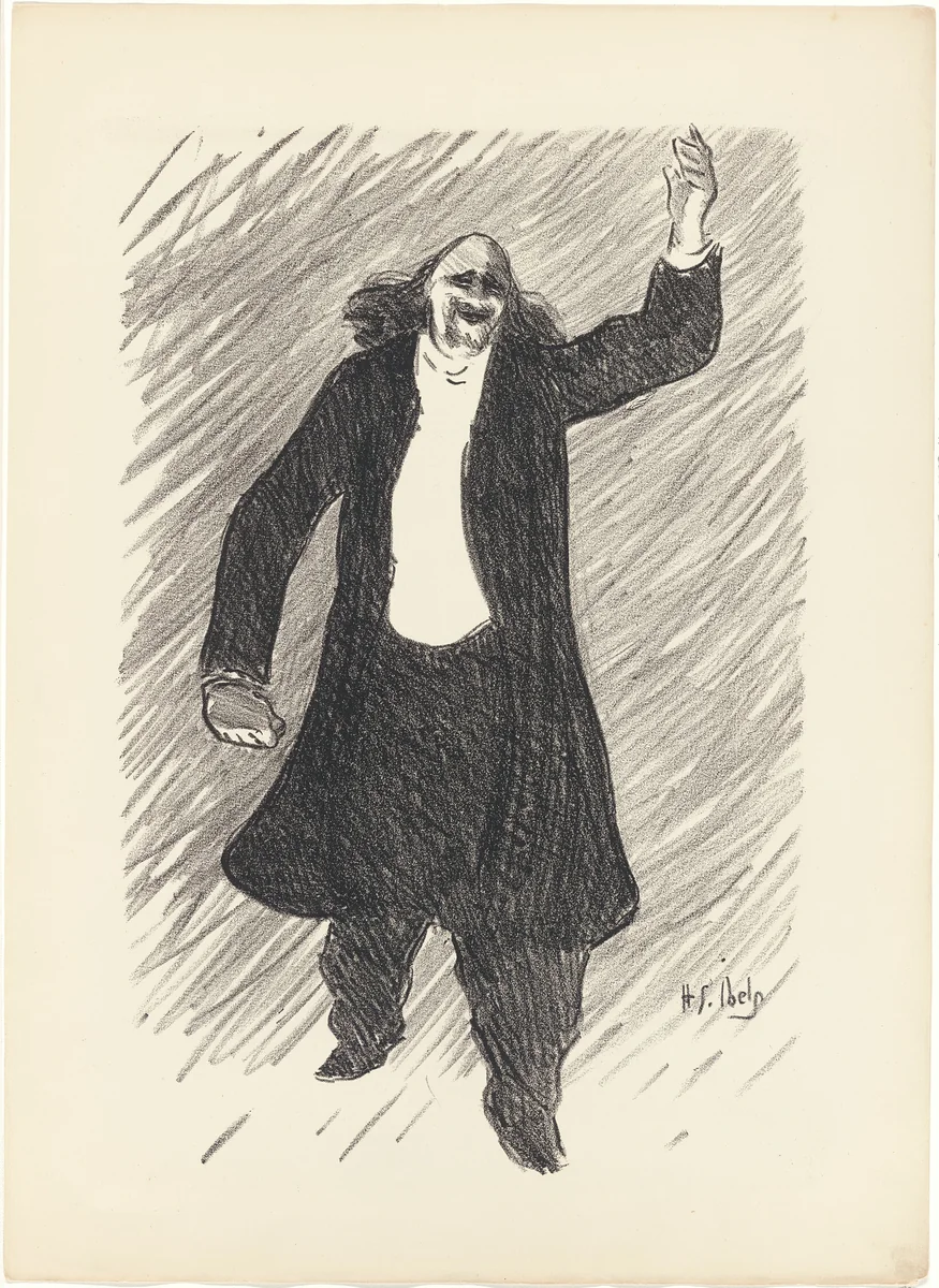 Marcel Legay, from Le Café-Concert by Henri Gabriel Ibels, print, 1893