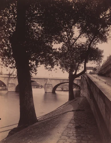 Port de Solférino by Eugène Atget, photograph, 1911