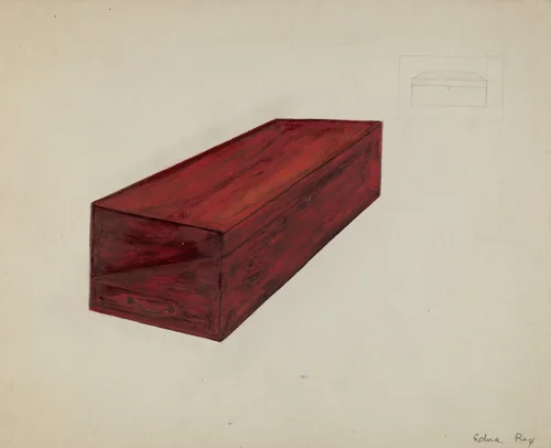 Lap Desk by Edna Crenshaw Rex, index of american design, 1935-1942