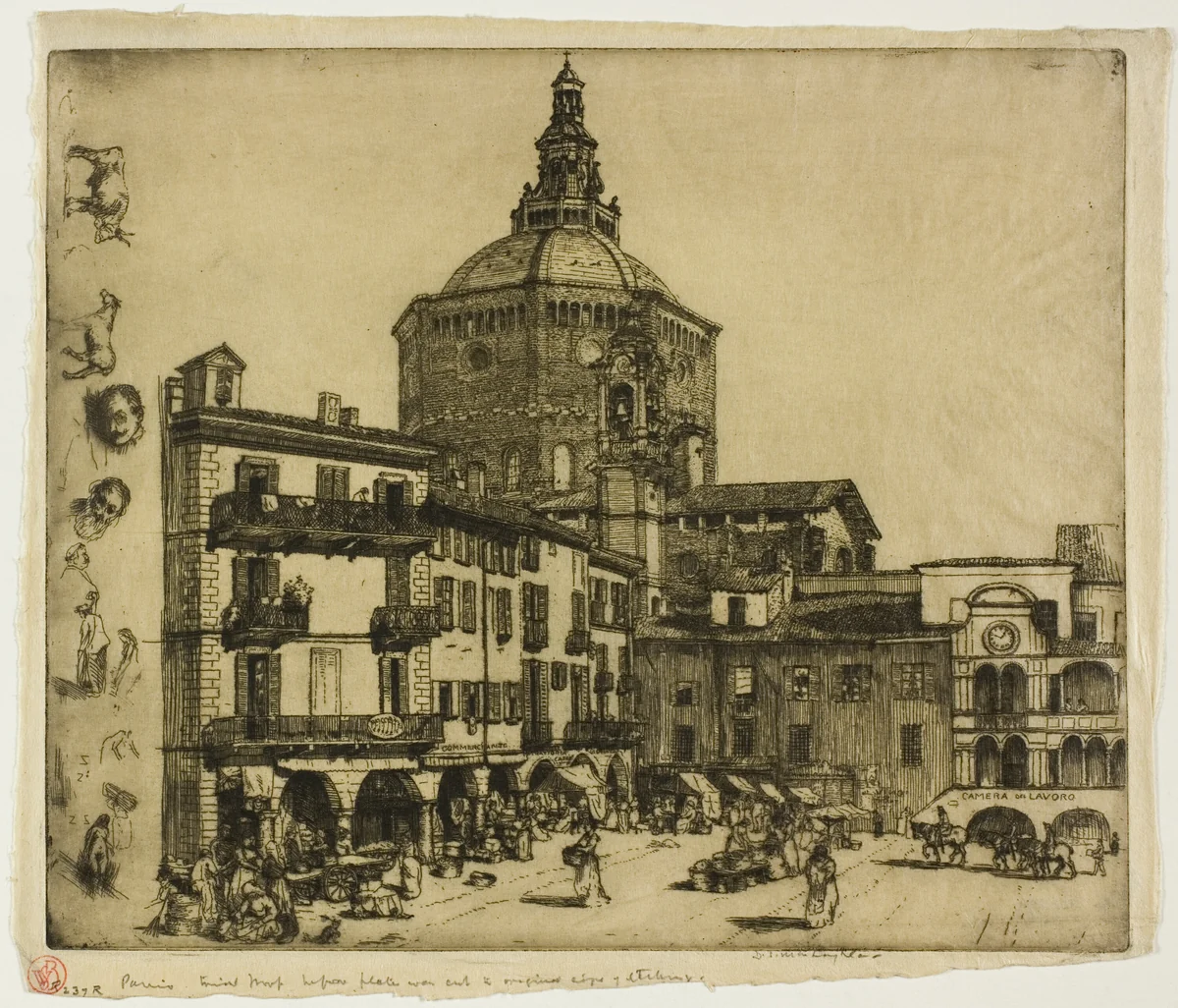 Pavia by Donald Shaw MacLaughlan, print, 1904