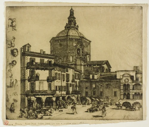 Pavia by Donald Shaw MacLaughlan, print, 1904