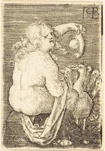 Pride by Jakob Binck, print, 1500-1569