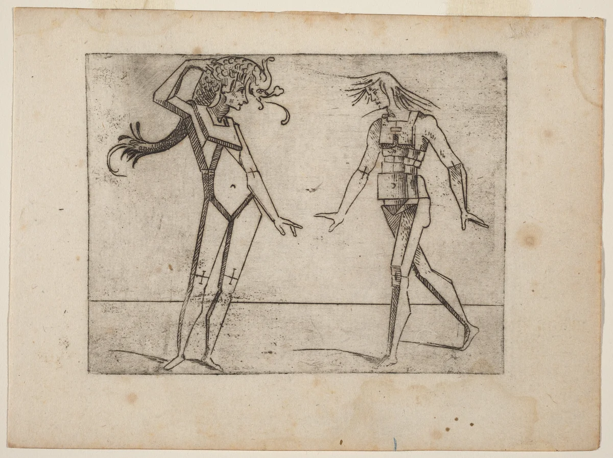 From "Bizzarie di varie Figure" by Giovanni Battista Bracelli, print, 1624