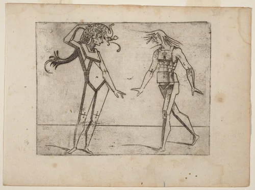 From "Bizzarie di varie Figure" by Giovanni Battista Bracelli, print, 1624