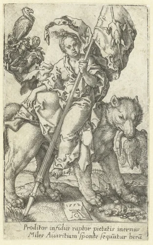 Hebzucht by Unknown, print, 1552