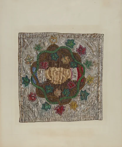 Friendship Quilt Block by Florence Truelson, index of american design, 1938