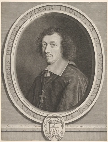 Louis-François de La Baume de Suze by Robert Nanteuil, print, 1656