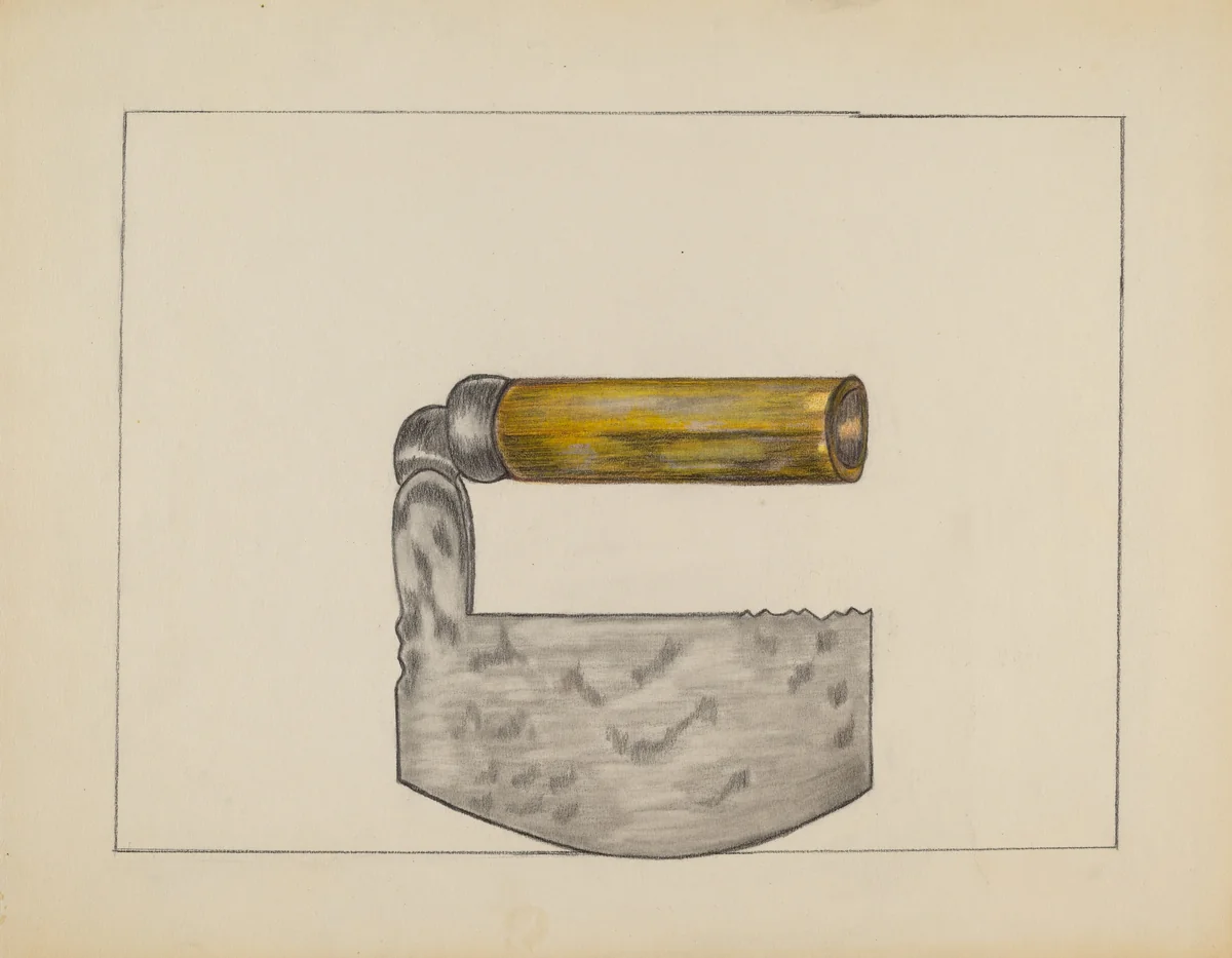 Chopping Blade by Mae Szilvasy, index of american design, 1936