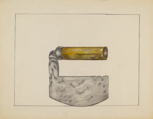 Chopping Blade by Mae Szilvasy, index of american design, 1936