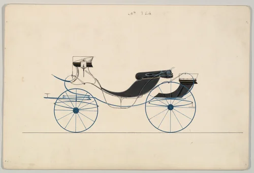 Eight Spring Victoria #864 by Brewster & Co., drawing, 1850-1874