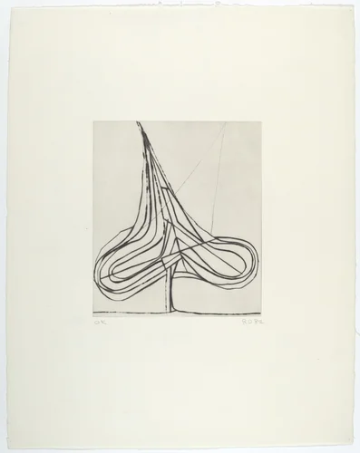 Spade Drypoint by Richard Diebenkorn, print, 1982