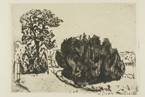 Evening in the Park by Edvard Munch, print, 1903