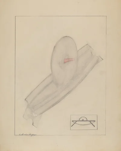 Spice Grinder by Columbus Simpson, index of american design, 1935-1942