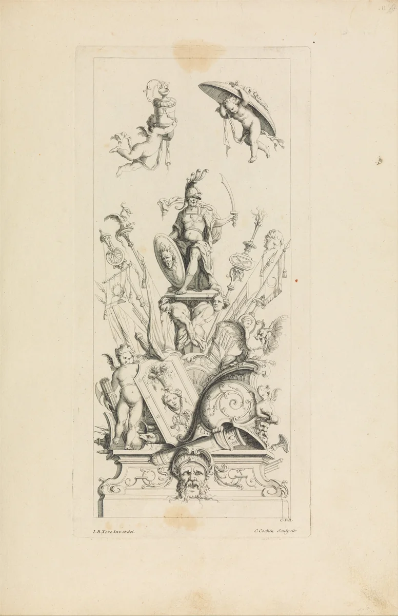 Trophées Nouvellement Inventez par J.B. Toro. by Jean Bernard Toro, book, 1716