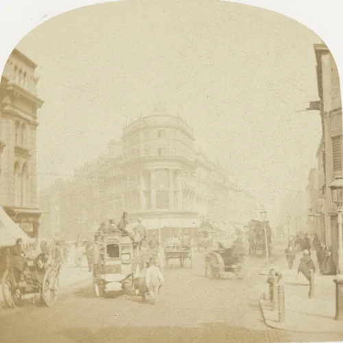 London, Picadilly by Roger Fenton, photograph, 1857