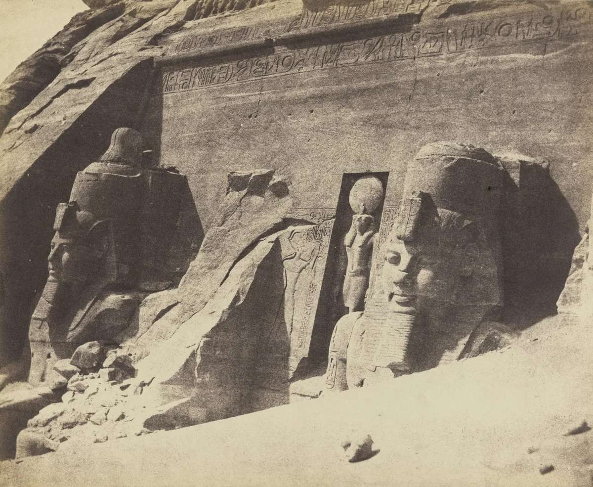 The Temple of Ramses II by John Shaw Smith, photograph, 1851