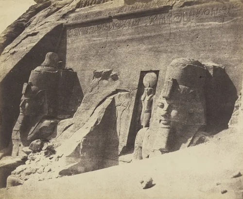 The Temple of Ramses II by John Shaw Smith, photograph, 1851