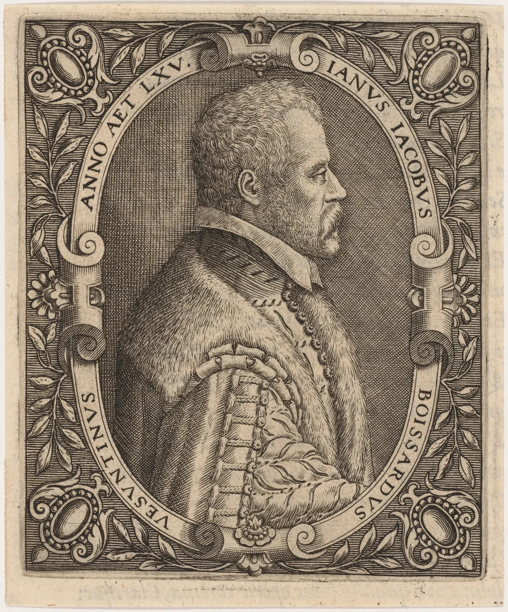 Jean Jacques Boissard by Unknown 19th Century, print, 1800-1899