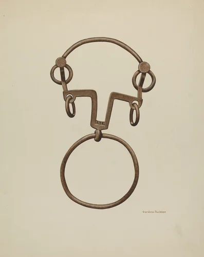 Ring Bit by Gordena Jackson, index of american design, 1938