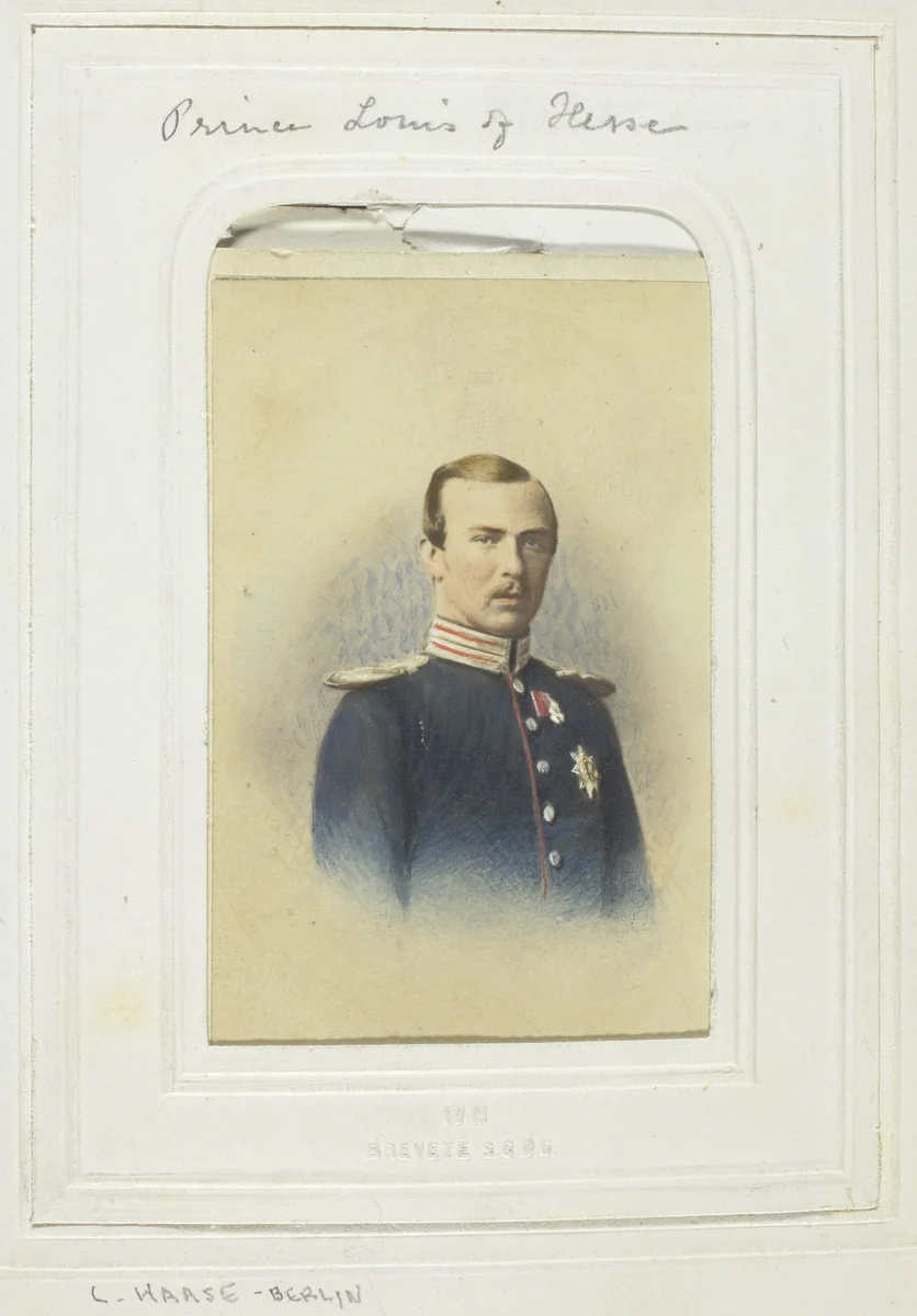 Prince Louis of Hesse by L. Haase & Company, photograph, 1860-1869