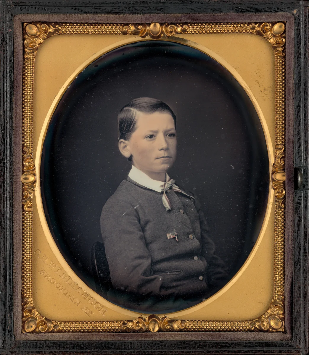 Portrait of a Boy by Charles H. Williamson, photograph, 1853-1863