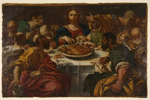 The Last Supper by Bartolomeo Schedoni, drawing, 1578-1615