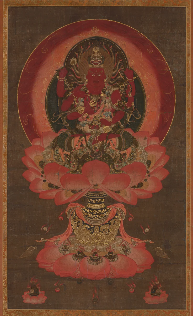 Aizen Myōō by Unknown, painting, 1300-1392