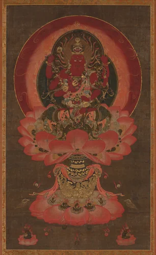 Aizen Myōō by Unknown, painting, 1300-1392