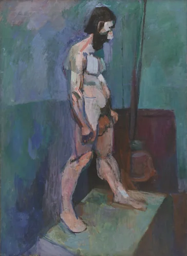 Male Model by Henri Matisse, painting, 1900