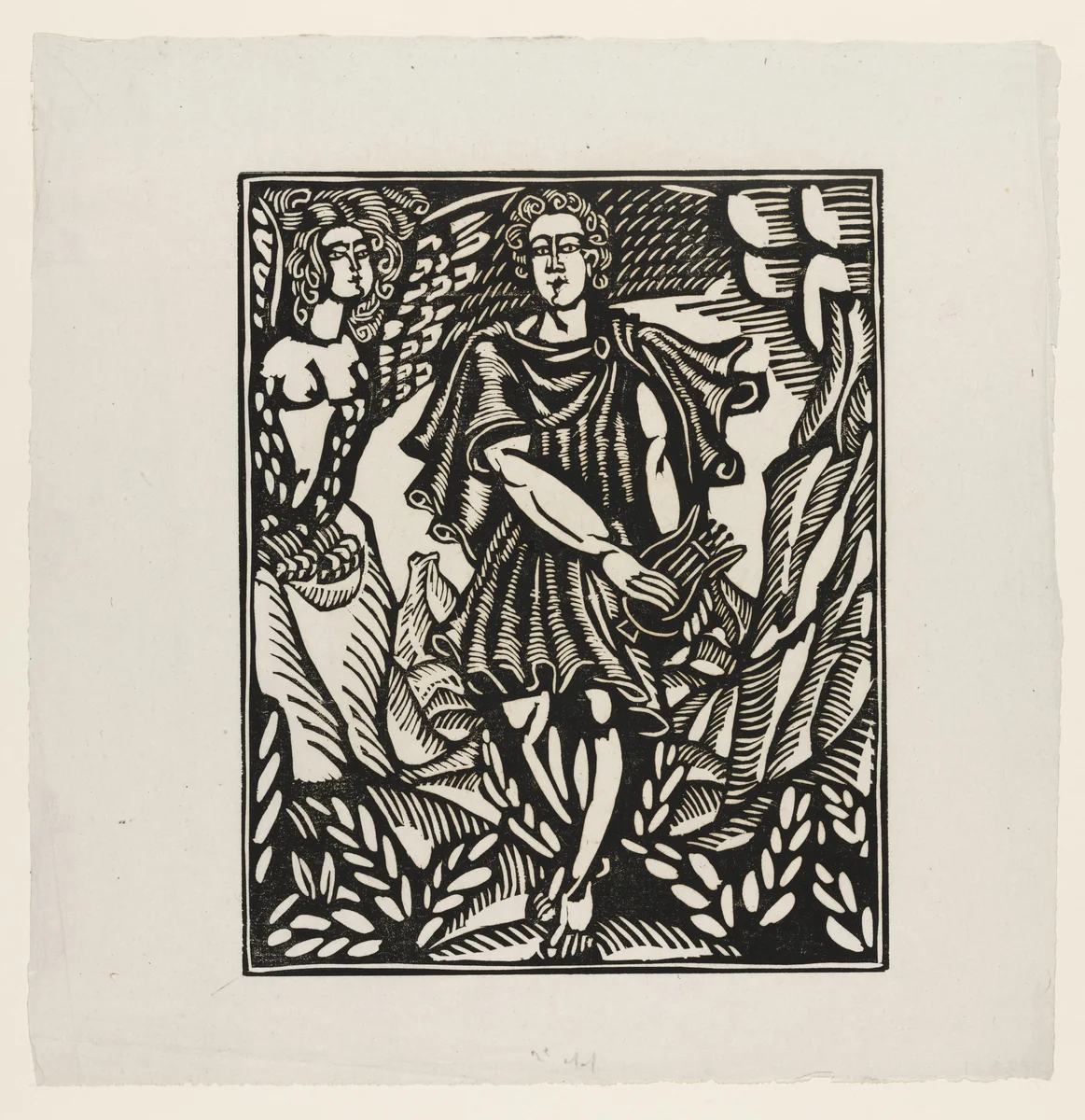 Apollo by Raoul Dufy, print, 1911