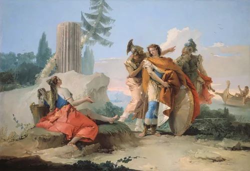 Armida Abandoned by Rinaldo by Giovanni Battista Tiepolo, painting, 1742-1745